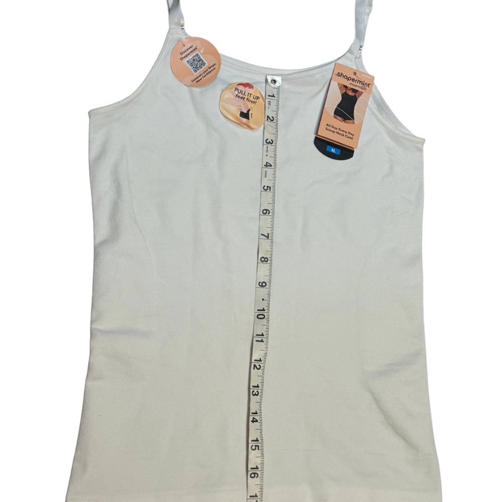 Shapermint Essentials Scoop Neck Shaping Cami White XL Plus NWT - Picture 7 of 7